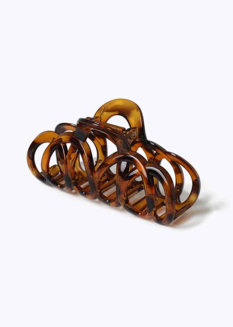 Muse Brown Oversized Loop Claw Clip