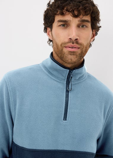 Souluxe Blue Block Fleece
