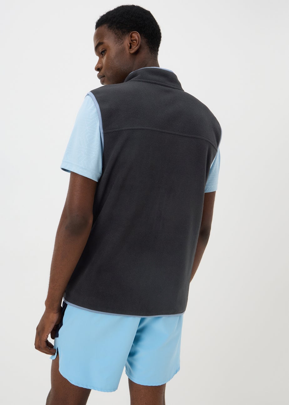 Souluxe Black Fleeced Gilet