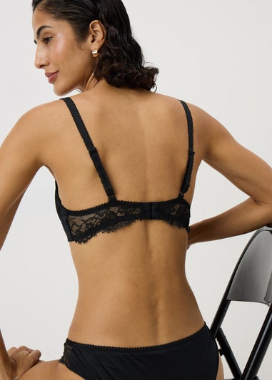 Black Lace Padded Co Ord Bra