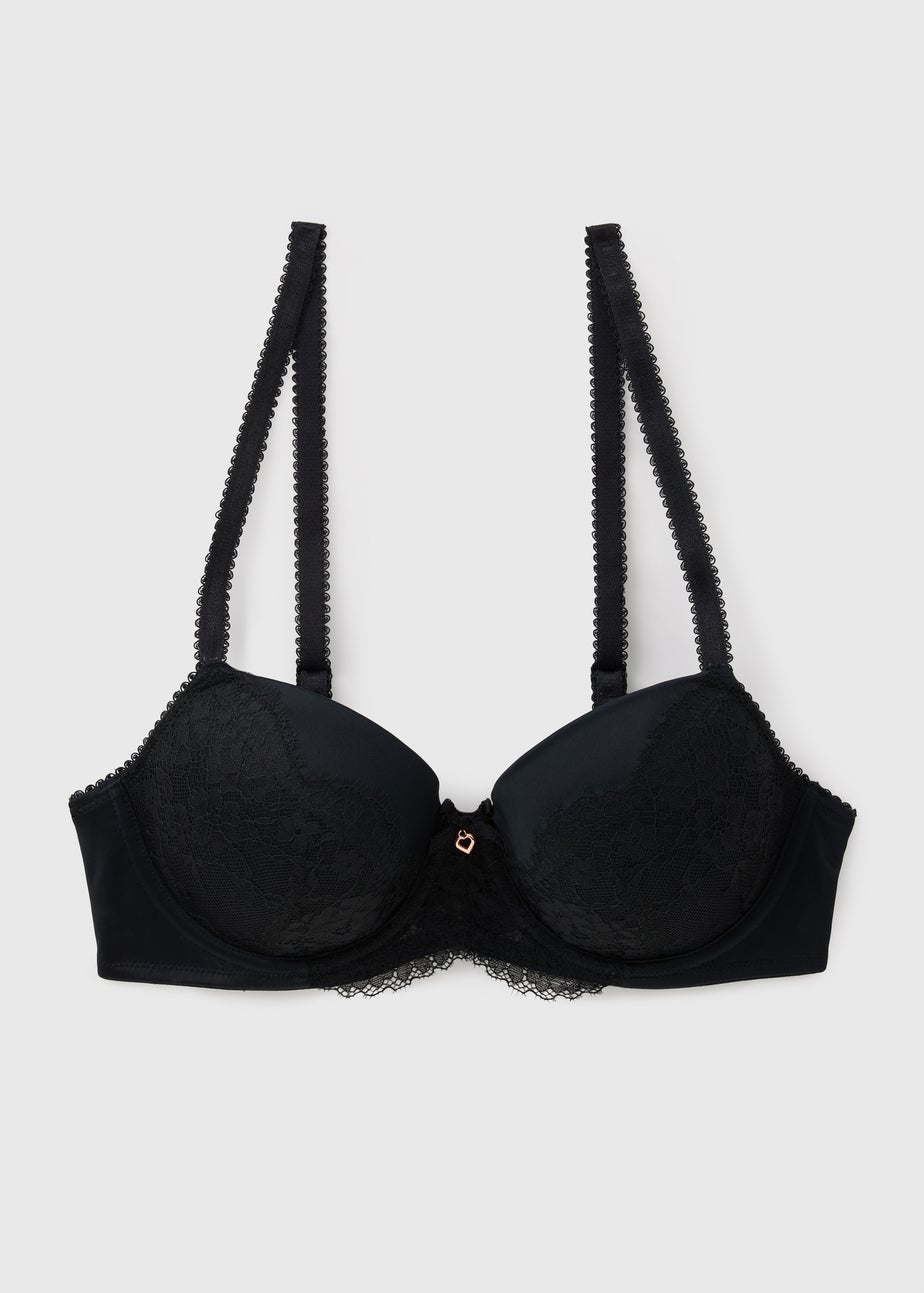 Black Lace Padded Co Ord Bra