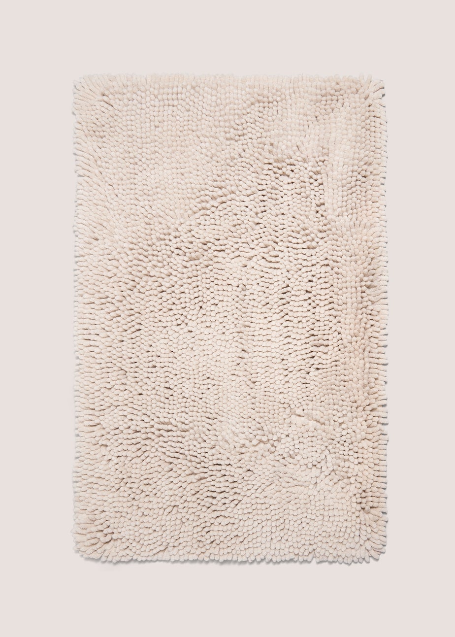 Beige Noodle Bath Mat
