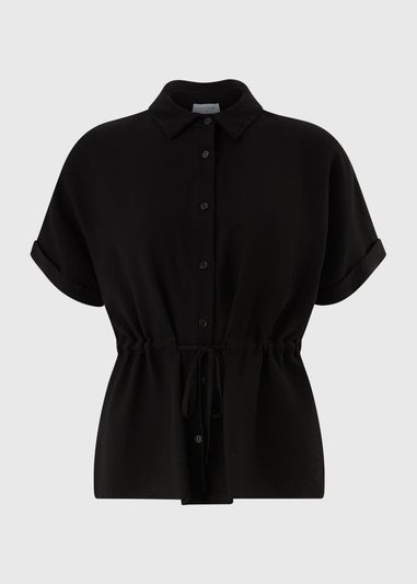 Black Tie Front Shirt