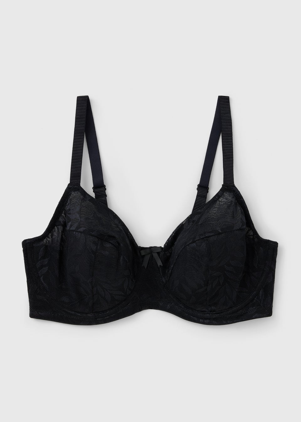 Black Lace DD+ Bra