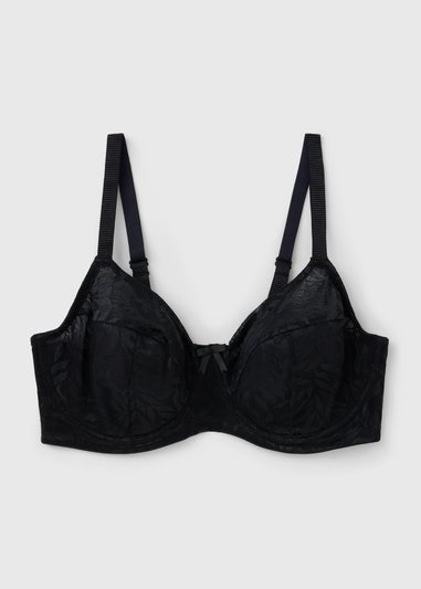Black Lace DD+ Bra