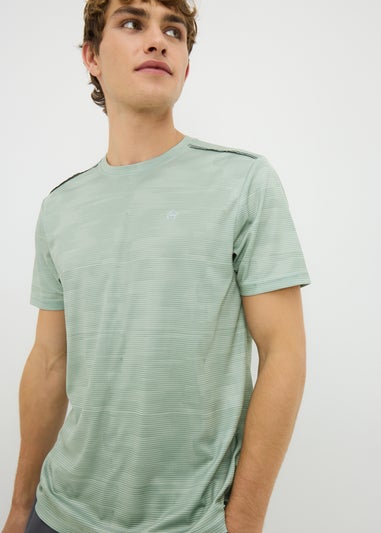 Souluxe Green Printed T-Shirt