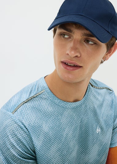 Souluxe Blue Spot Print T-Shirt