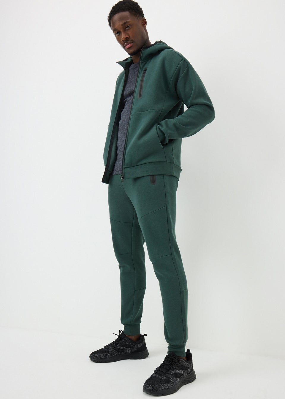Green Cuffed Joggers