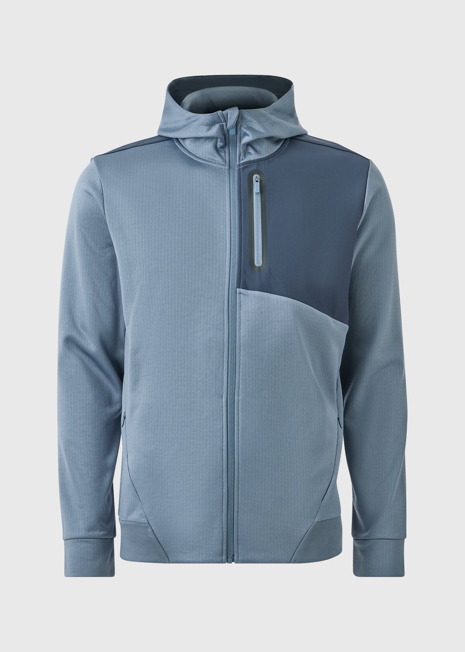 Souluxe Blue Zip Up Jacket