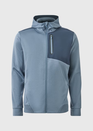 Souluxe Blue Zip Up Jacket