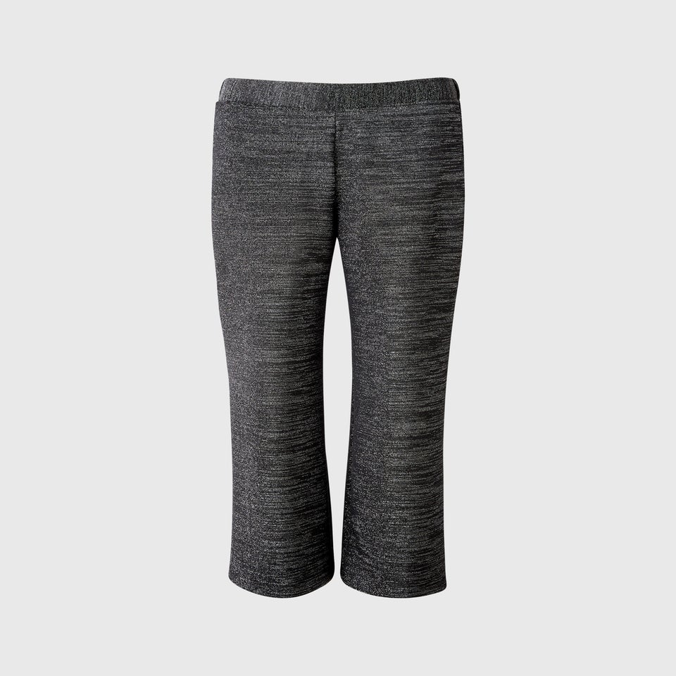 Black Glitter Co Ord Trousers