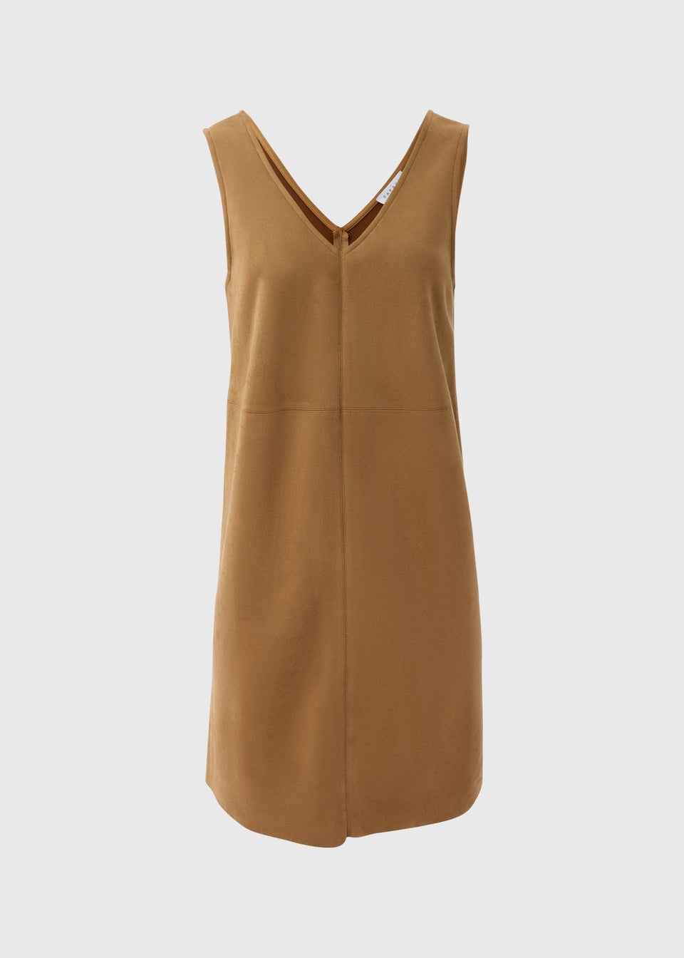 Tan Pinafore Dress