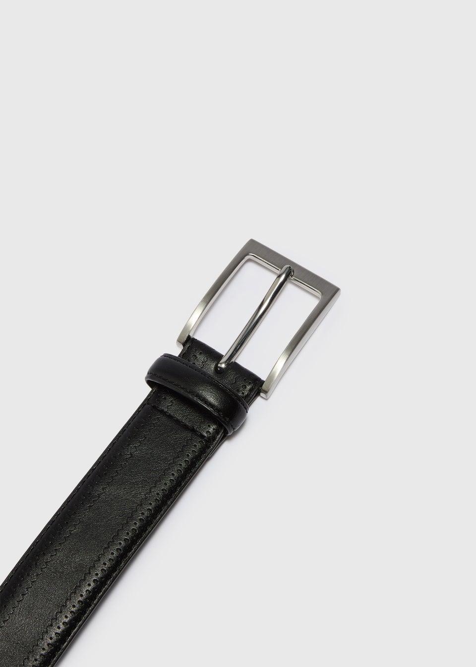 Black Brogue Belt