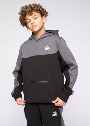 Kings Will Dream Black Techy Tracksuit 7-14 yrs)