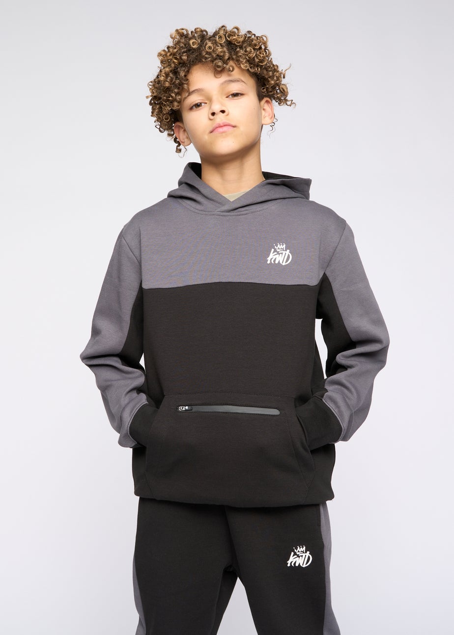 Kings Will Dream Black Techy Tracksuit 7-14 yrs)
