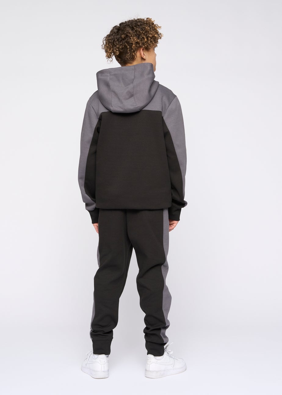 Kings Will Dream Black Techy Tracksuit 7-14 yrs)