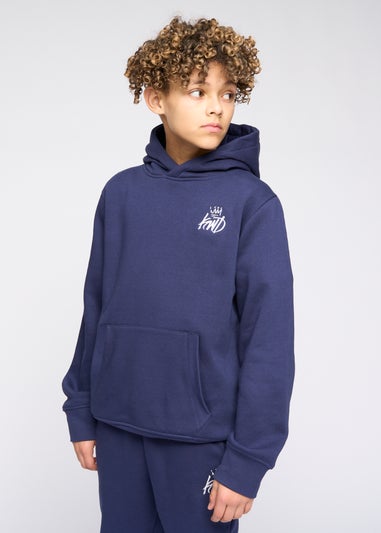 Kings Will Dream Navy Crosby Hoodie (7-14 yrs)