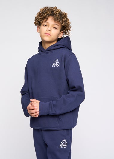 Kings Will Dream Navy Crosby Hoodie (7-14 yrs)
