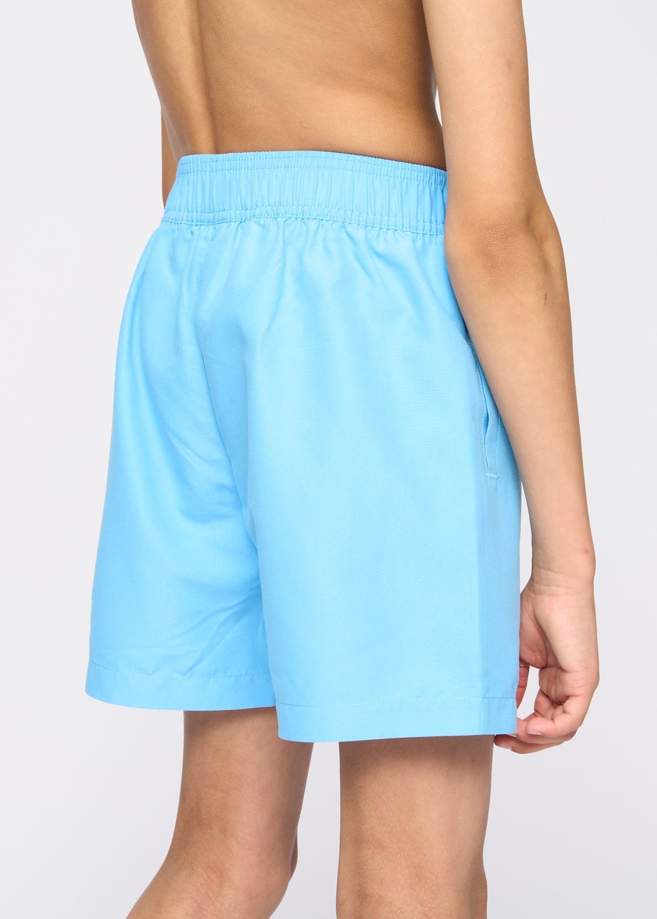 Kings Will Dream Sky Blue Soap Swim Shorts (7-14 yrs)