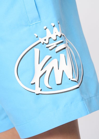 Kings Will Dream Sky Blue Soap Swim Shorts (7-14 yrs)
