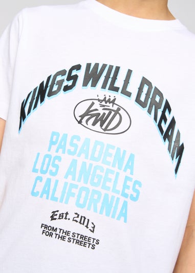 Kings Will Dream White Pasadena T-Shirt (7-14 yrs)