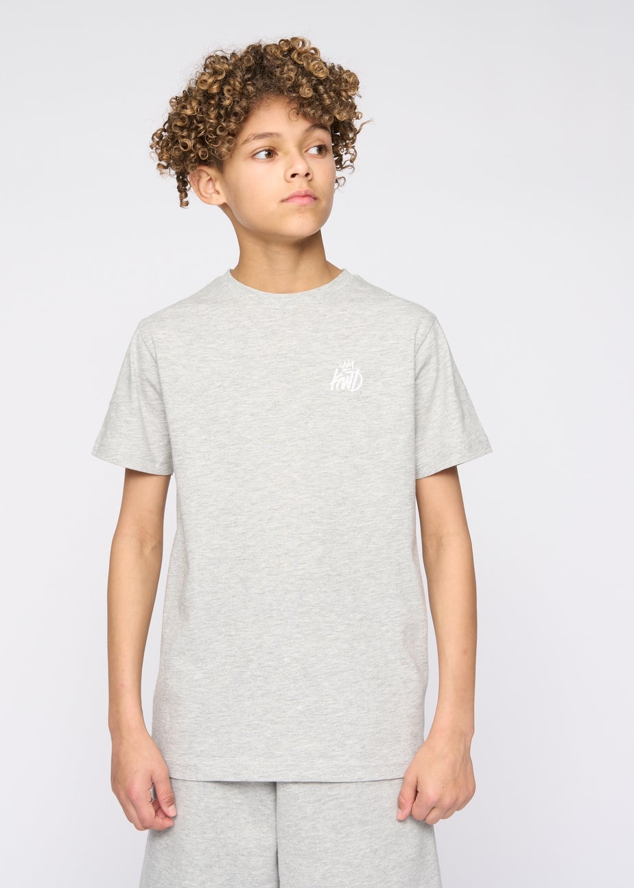 Kings Will Dream Grey Marl Stanton T-Shirt (7-14 yrs)