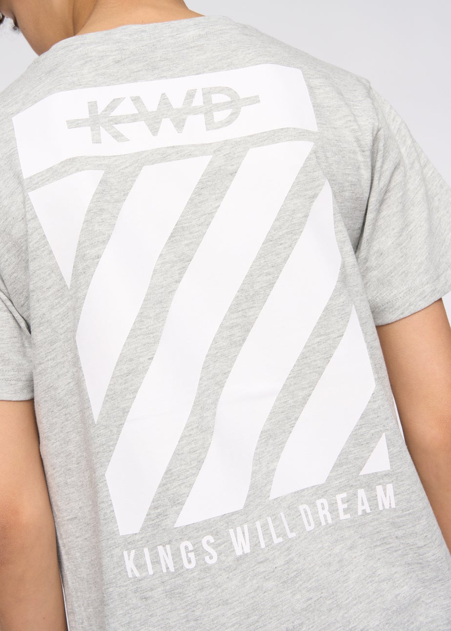 Kings Will Dream Grey Marl Stanton T-Shirt (7-14 yrs)