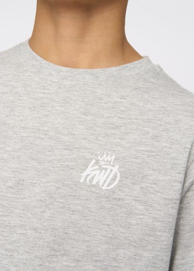 Kings Will Dream Grey Marl Stanton T-Shirt (7-14 yrs)
