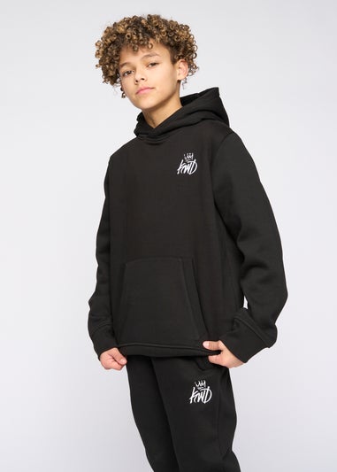 Kings Will Dream Black Crosby Hoodie (7-14 yrs)
