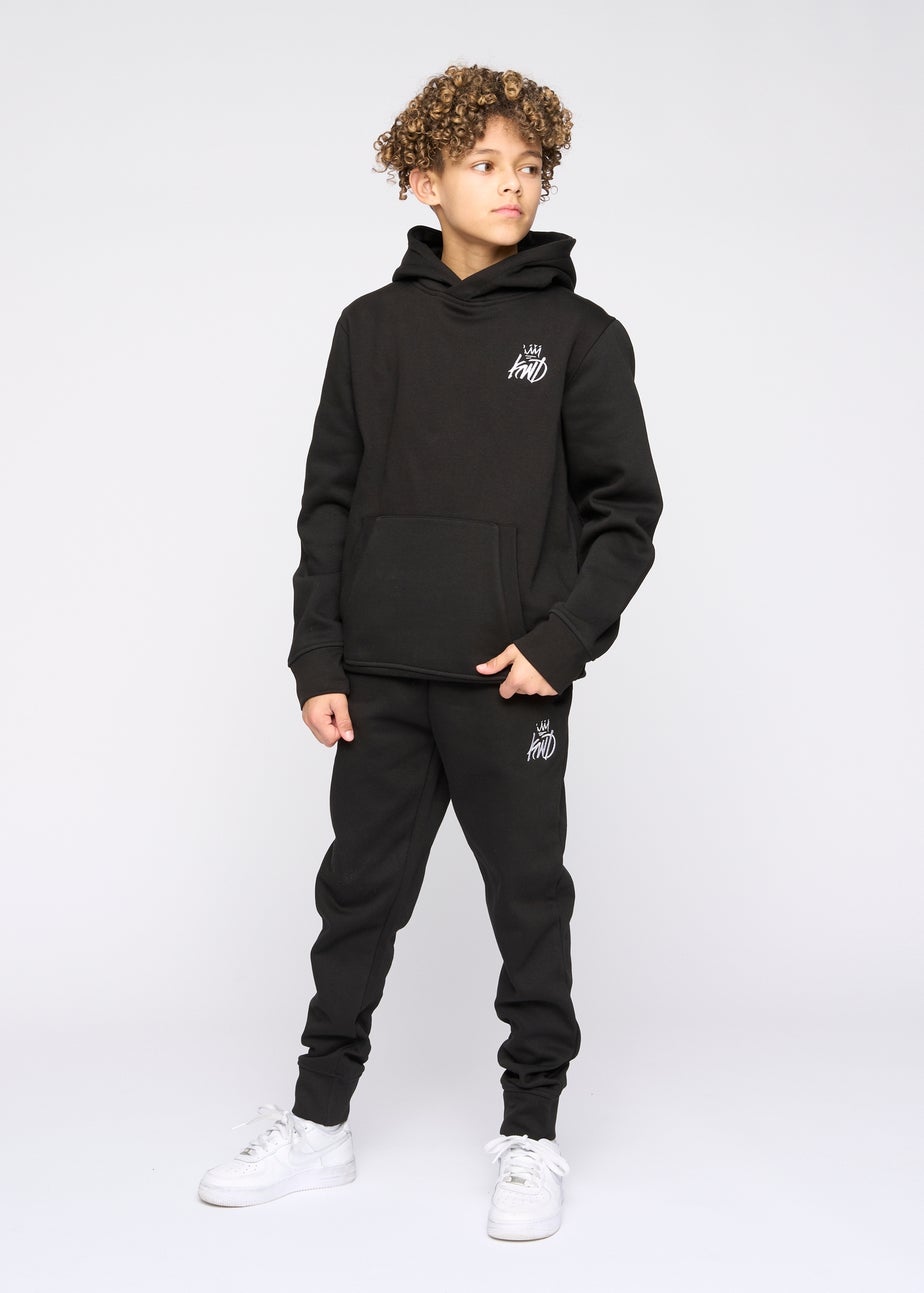 Kings Will Dream Black Crosby Hoodie (7-14 yrs)