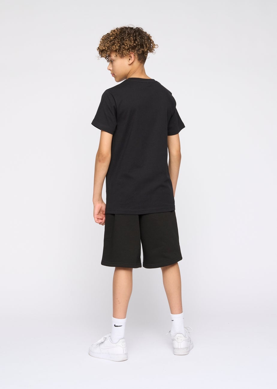 Kings Will Dream Black Crosby Jog Shorts (7-14 yrs)