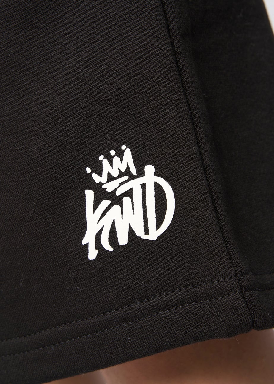 Kings Will Dream Black Crosby Jog Shorts (7-14 yrs)