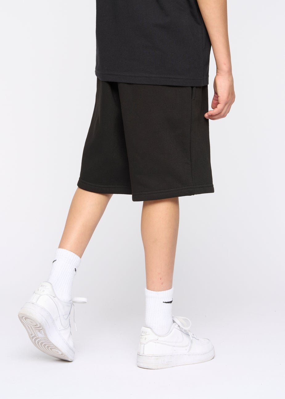 Kings Will Dream Black Crosby Jog Shorts (7-14 yrs)