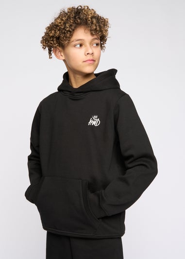 Kings Will Dream Black Stanton Hoodie (7-14 yrs)