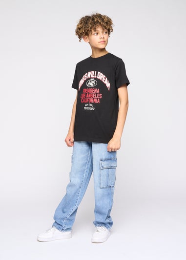 Kings Will Dream Black Pasadena T Shirt (7-14 yrs)