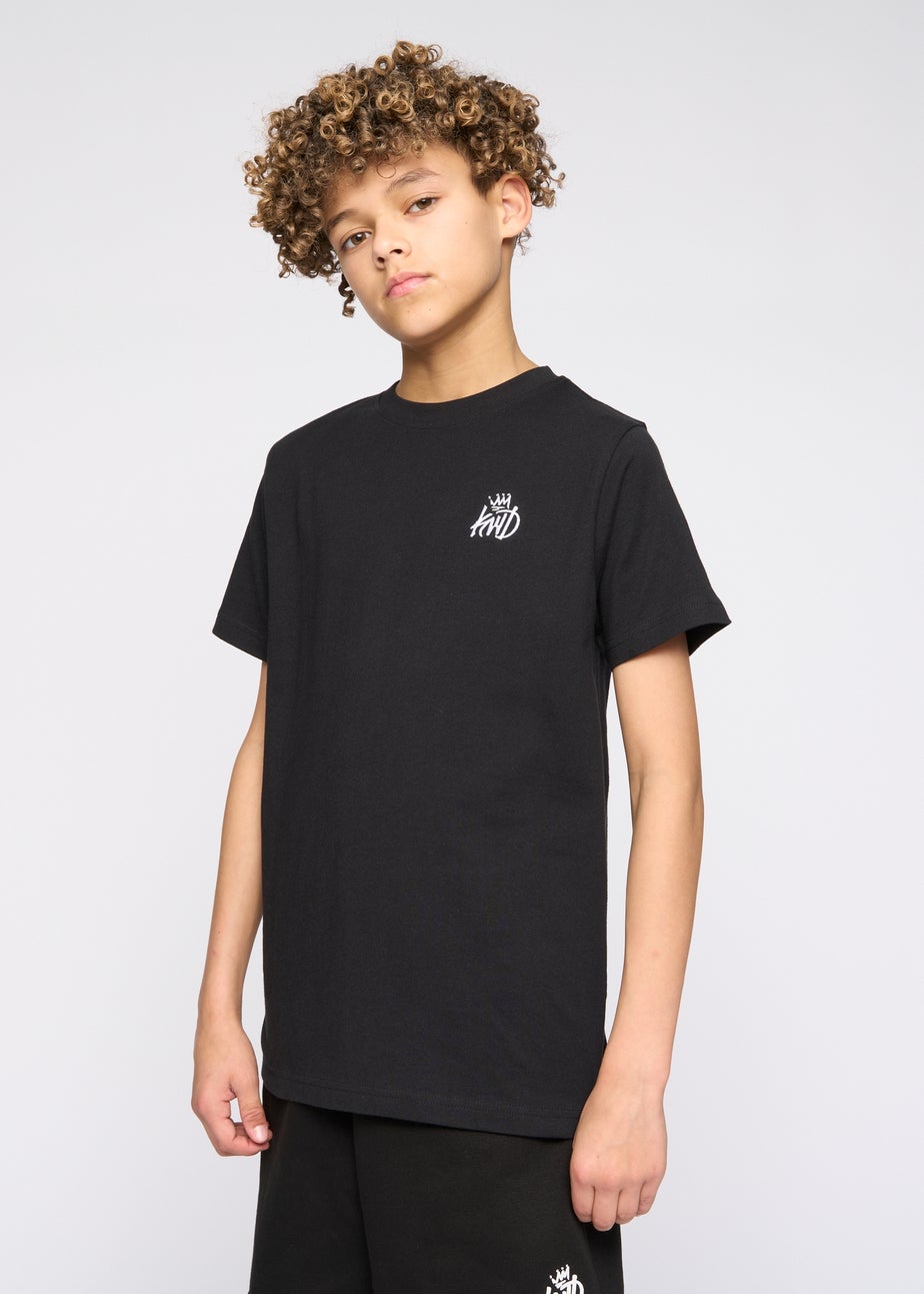 Kings Will Dream Black Crosby T Shirt (7-14 yrs)