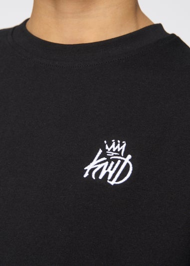 Kings Will Dream Black Crosby T Shirt (7-14 yrs)