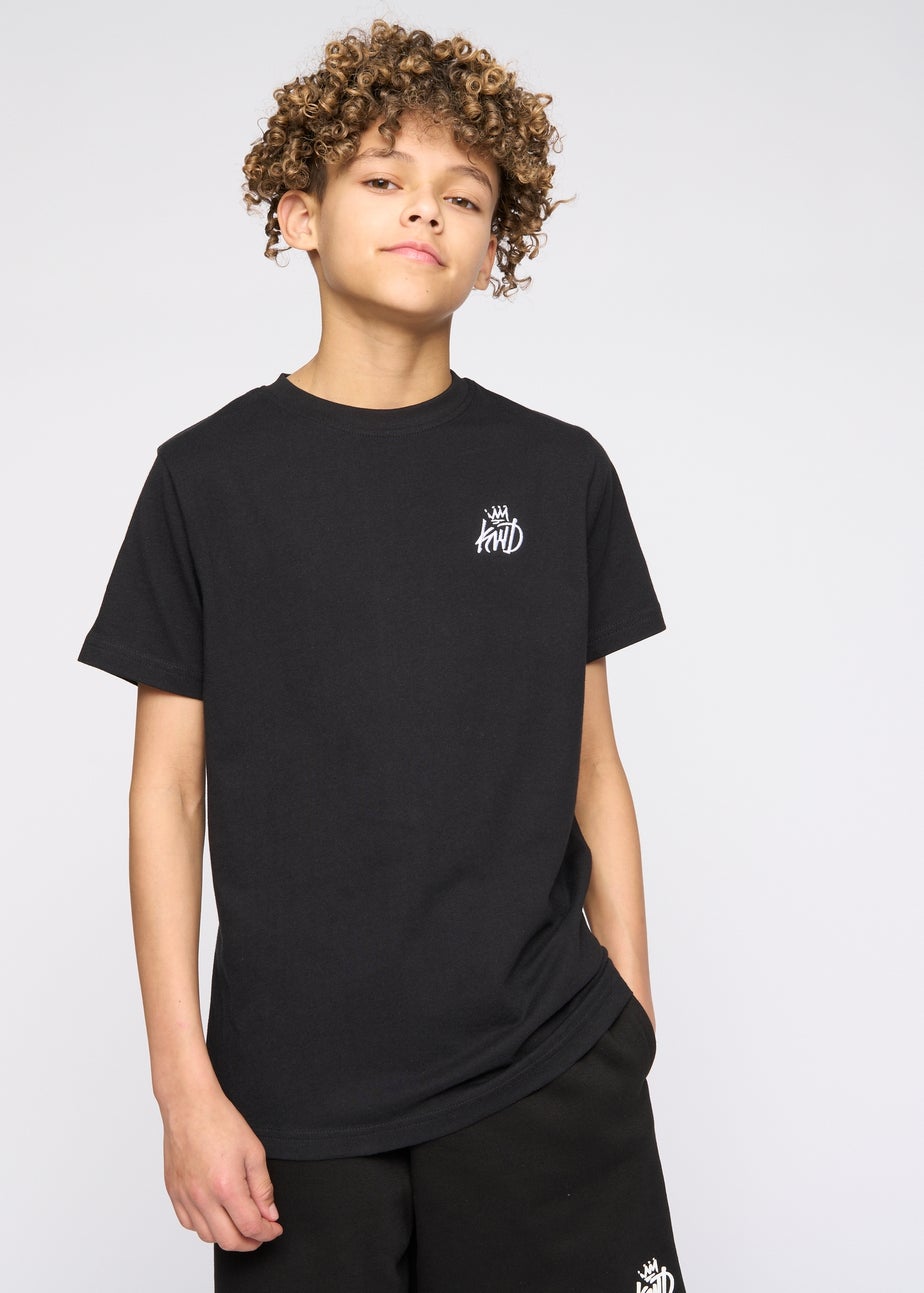 Kings Will Dream Black Crosby T Shirt (7-14 yrs)