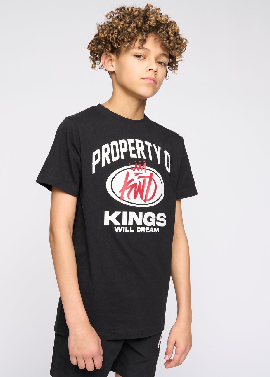 Kings Will Dream Black Prop T-Shirt (7-14 yrs)