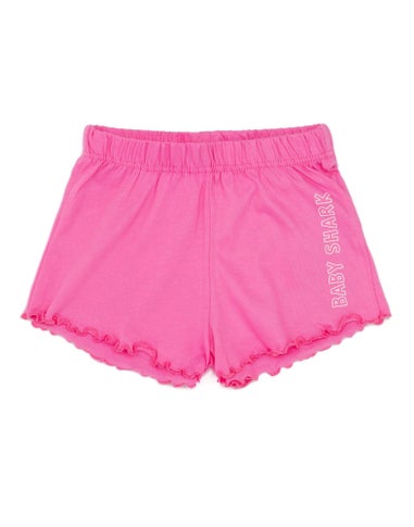 Baby Shark Kids Pink Shortie Pyjamas (12 Months-5 Years)