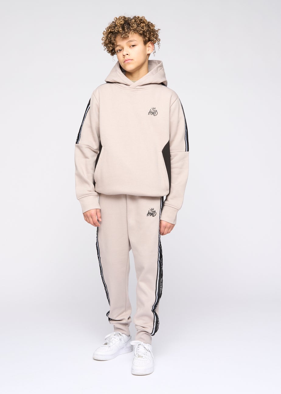 Kings Will Dream Ash Grey Techy Taped Tracksuit (7-14 yrs)