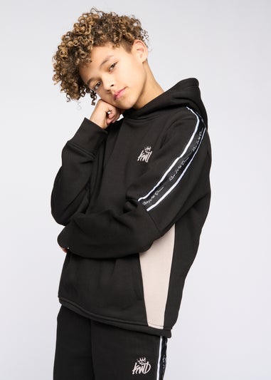 Kings Will Dream Black Techy Taped Tracksuit (7-14 yrs)