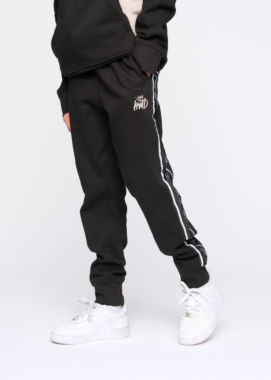 Kings Will Dream Black Techy Taped Tracksuit (7-14 yrs)