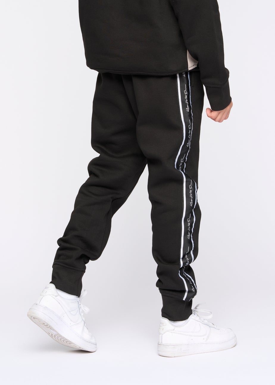 Kings Will Dream Black Techy Taped Tracksuit (7-14 yrs)