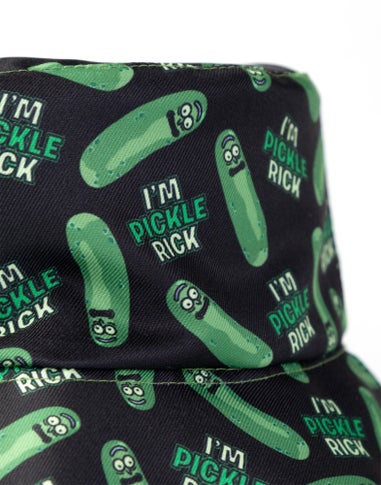 Vanilla Underground Rick And Morty Green Reversible Pickle Rick Bucket Hat