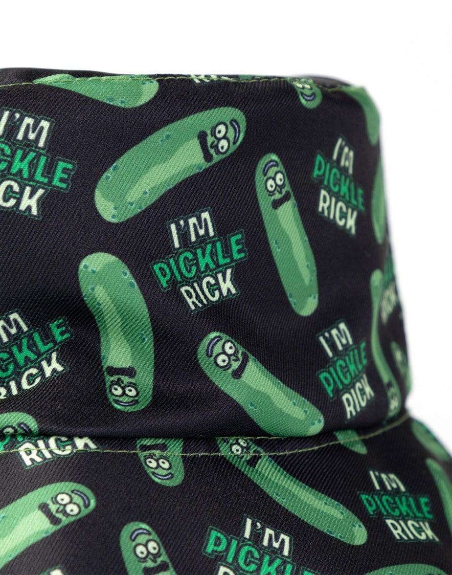 Vanilla Underground Rick And Morty Green Reversible Pickle Rick Bucket Hat