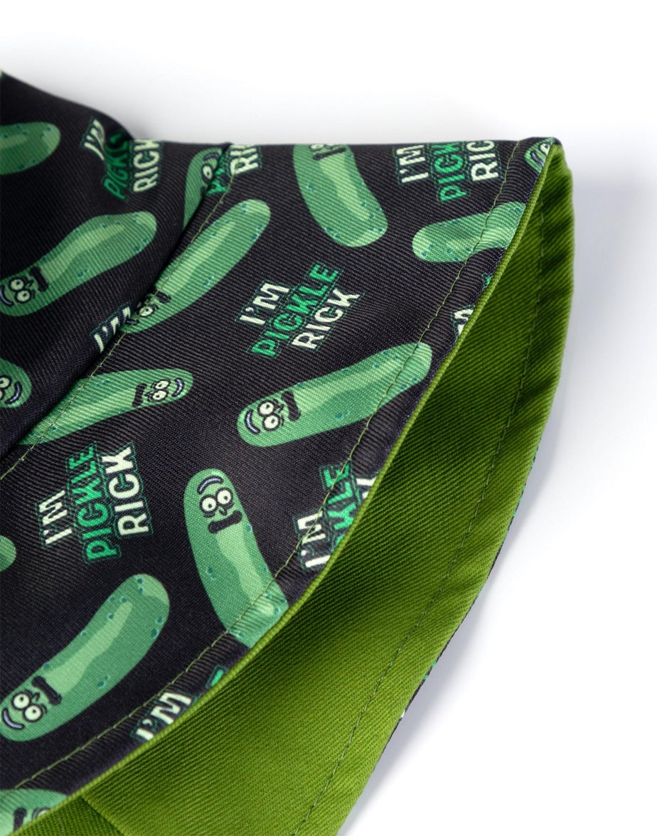 Vanilla Underground Rick And Morty Green Reversible Pickle Rick Bucket Hat