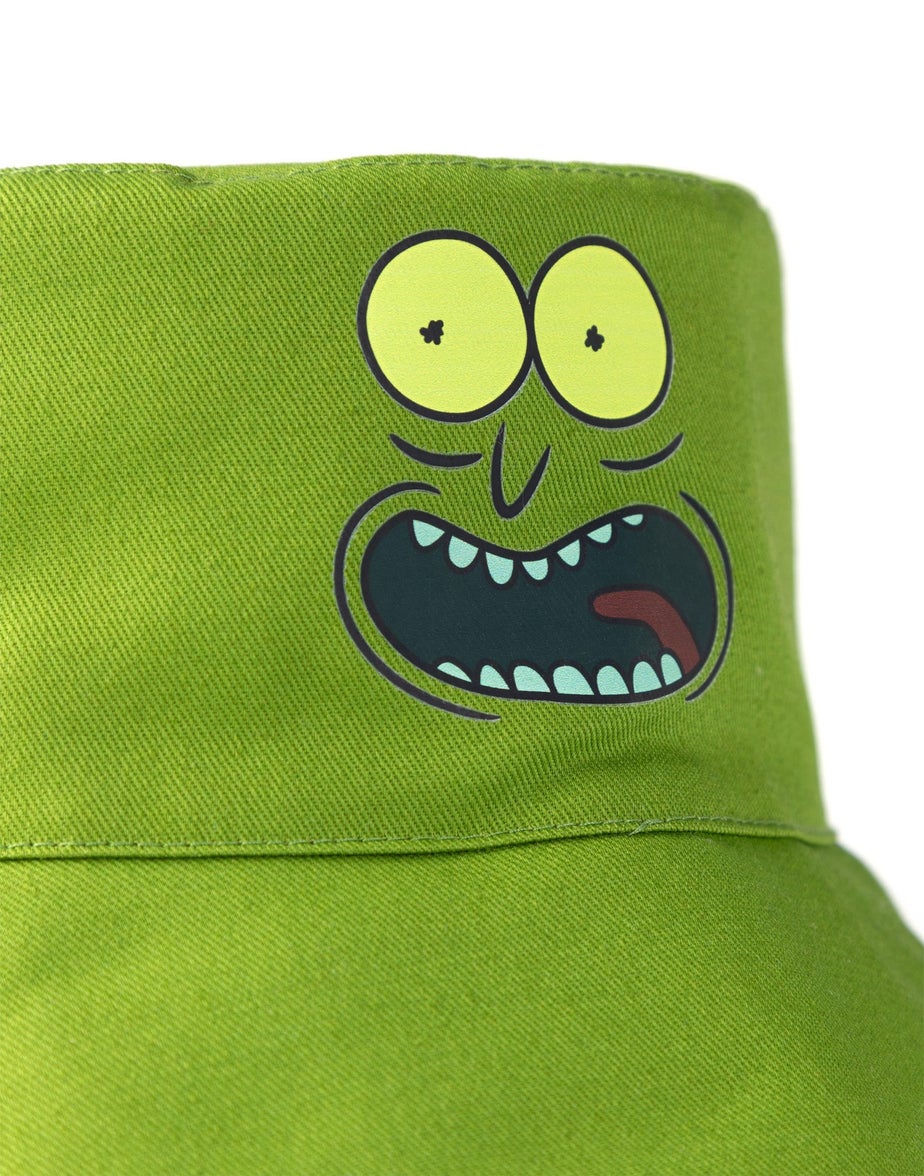 Vanilla Underground Rick And Morty Green Reversible Pickle Rick Bucket Hat
