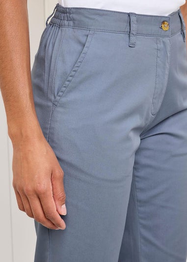 Cotton Traders Pale Blue Everyday Straight Leg Trousers