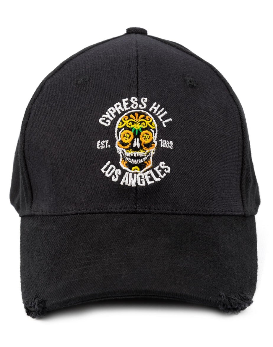 Cypress Hill Black Band Logo Adjustable Curved Peak Baseball Cap